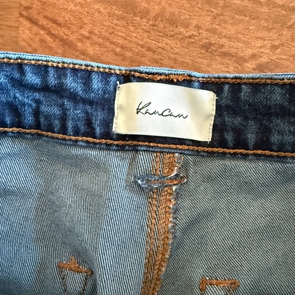 KanCan Dark Blue High Rise Wide Leg Jeans - Picture 6 of 7